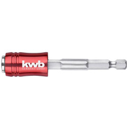 kwb 100310 2-in-1 Bit holder 74mm quick-change aluminium Hex socket