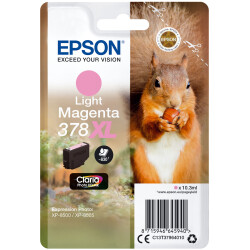 Epson C13T37964010 Squirrel Singlepack Light Magenta 378XL Claria Photo HD Ink