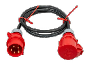 Przewód do zasilania trójfazowego (gniazdo 16 A 5P) WAPRZZAS16P3F