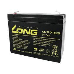 Long WP7-6S VRLA Battery 6V 7Ah AGM Low Self-discharge Maintenance-free