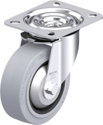 Blickle 850108 LE-POEV 100XR-SG-FA Rolka obrotowa z blachy stalowej Średnica koła: 100 mm Maksymalne obciążenie: 150 kg
