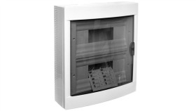 Rozdzielnica Natynkowa 2X12 2-Rzędowa 24-Modułowa Ip40 Drzwi Transparentne...