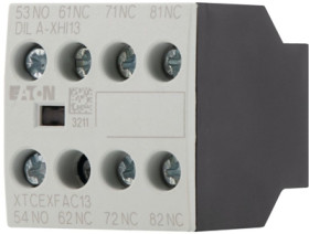 Auxiliary switch, 4 pole, 1 Form A (N/O) + 3 Form B (N/C), screw connection, 276425