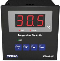 Termostat Emko ESM-9910.2.03.0.1/01.00/2.0.0.0 Pt100 -50 do 400 °C Przekaźnik 7 A (D x S x W) 96 x 96 x 96 mm