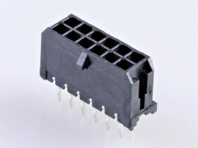 Molex 440671202 Obudowa złącza pin męskiego na PCB, piny: 12, 1 szt.
