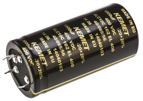 Kondensator 1000μF 400V dc Zatrzaskowy KEMET roztaw: 22.5mm 40 (Dia.) x 80mm