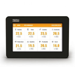 TECH M-7N - Panel kontrolny do listwy L-7 przewodowy kolor czarny