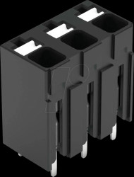 2086-3103 THR PCB terminal block, push-button, 1.5 mm², 3-pin