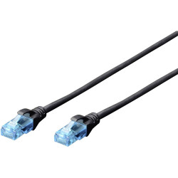 Digitus DK-1512-020/BL CAT 5e RJ45 Network Cable Black U/UTP 2.00 m