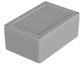 ABS enclosure, (L x W x H) 150 x 100 x 60 mm, light gray (RAL 7035), IP66, 07515106