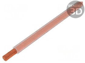 Przewód Silistrom 1x25mm2 linka OFC silikon przezroczysty 61.7615-33