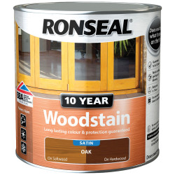 Ronseal 38690 10 Year Woodstain Oak 2.5 litre