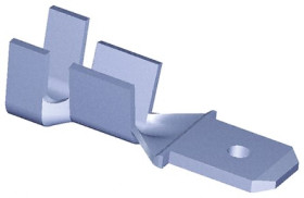 Konektor płaski Męski 4.75 x 0.81mm długość 17.14mm Izolacja: Nieizolowane Cyna