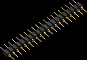 10120536 precision pin header, 20-pin, separable