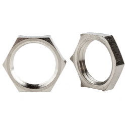 Nakrętka do dławnic kablowych gwint: PG9 Mosiądz platerowany niklem , kolor: srebrny Lapp