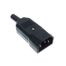 WTYK IEC MĘSKI NA PRZEWÓD ROHS