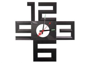 ZEGAR SCIENNY NAKLEJANY