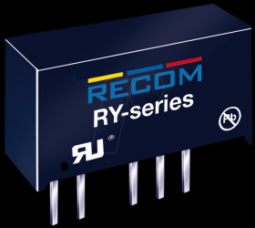 10000937 DC/DC converter RY-xx, 5 Vin, single, 5 Vout, 200 mA, SIP-7