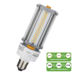 Żarówka diodowa LED, 12 - 27 W, E27, 2200 - 4000K, Bailey Electric & Electronics bv, LED Corn