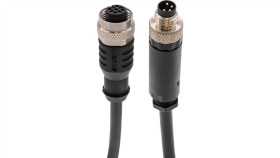 Vk06f003 Kabel Do Oświetlenia Kamery W Trybie Ciągłym, Gniazdo M12 4-Stykowe...