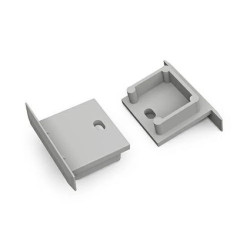 Zaślepka do profil Smart-IN16 szara z otworem f6009922s /1szt/