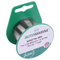 Brown 0.35mm Thin Wall 11A Cable Mini Reel 15M