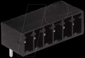 714-168 pin header, angled, 8-pole, RM 3,5 mm, parallel