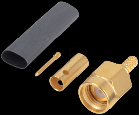 R125 072 000 SMA-Plug RG174/316, straight, crimp