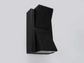 Oprawa elewacyjna LED Fuku 2*1W WW czarna IP54