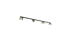 Listwa Sufitowa 300Cm Mono Viii 2X150 Solid Brass 7754 Nowodvorski Lighting