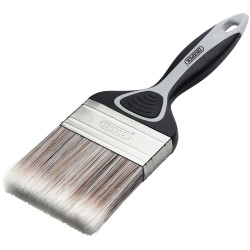 Draper 20580 Flat Paint Brush with Soft Grip, 80mm - 20580