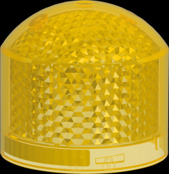 XVB7L68 Indicator, modular, 70 mm, yellow, 24 V ACDC, strobe light, 2J