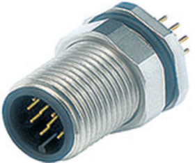 Złącze okrągłe 12-pinowe M12 Panel Wtyk binder Męski IP67 713