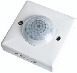 Detektor ruchu, Ceiling Mount PIR Presence Detectors, Czujnik obecności, promień: 10m, 86x86x38mm