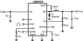 4.5-36V, 3A Current Mode Synchronous Buck Regulator with Frequency Synchronization