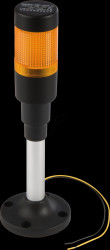 Signalling column, yellow, LED, 24 V AC/DC