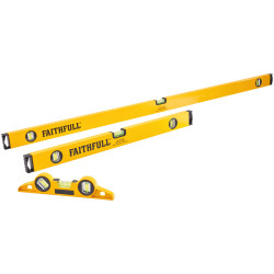 Faithfull FAISLBSET3PC Box Level Set, 3 Piece