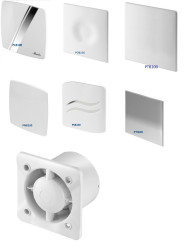 Wentylator łazienkowy z wyłącznikiem czasowym cichy kolory KWS100T domowy ścienny sufitowy pociągany fi 100