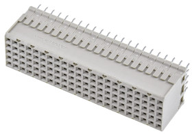 Złącze typu Backplane Z-PACK HM Series 2mm Pitch 110-pinowe 5-rzędowe Żeński, Lutowane Terminal Przewlekany TE