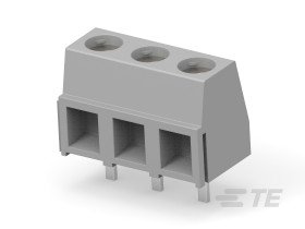 Klucz polaryzacyjny 3 -pinowe raster 5mm Montaż na płytce Męski TE Connectivity