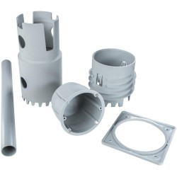 Puszka elektroinstalacyjna do izolacji końcowej z otwornicą KOPOS KEFZ80/VDZ_KB