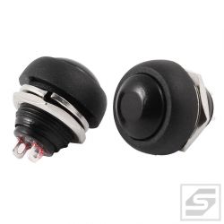 Przełącznik PBS33B;czarny;1A;250VAC OFF-(ON);monostabilny;otw.mont.12mm