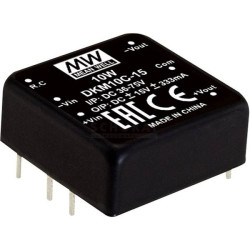 Mean Well DKM10E-15 converter module 333 mA 10 W 2 outputs 1 pc -40&#xB0;C to &#x2B;85&#xB0;C
