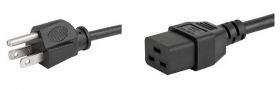 6009.5195 Przewód zasilający US IEC C19 prosty