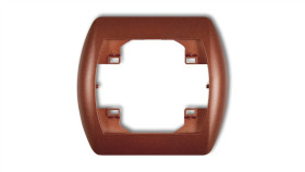 Trend Ramka Pozioma Pojedyncza Brązowy Metalik 9Rh-1