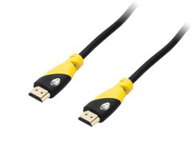 Przyłącze HDMI-HDMI YELLOW proste 3m 4K