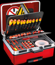 150/52 Werkzeugsatz isoliert, 52-teilig, in Rollkoffer