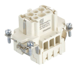 Harting 09338062704 Wstawka pinowa męska 6 zaciskane 1 szt.