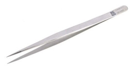 Pęseta, dł. 140 SS.S, materiał: Stal nierdzewna, RS PRO