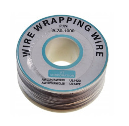 KYNAR Wrapping Wire AWG 0.24mm 200m Reel, Brown